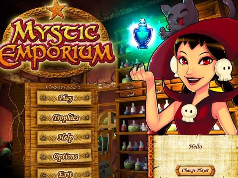Mystic Emporium Меню игры