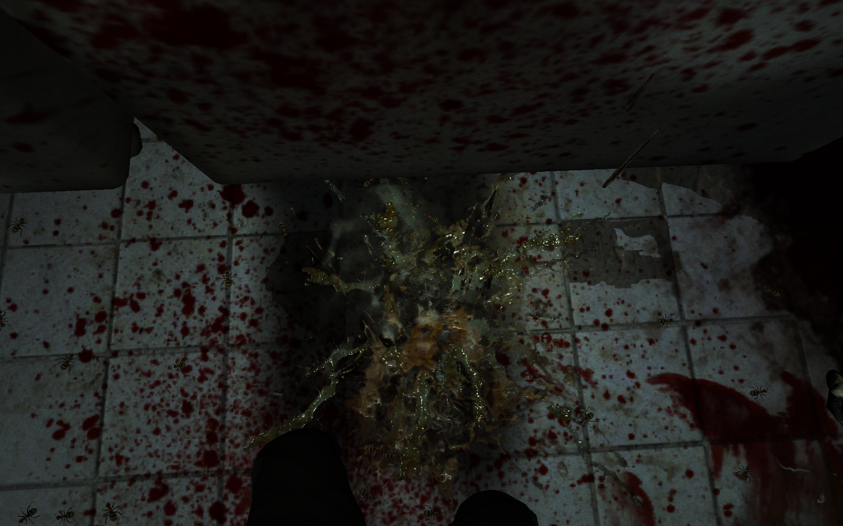 Outlast Блевотина
