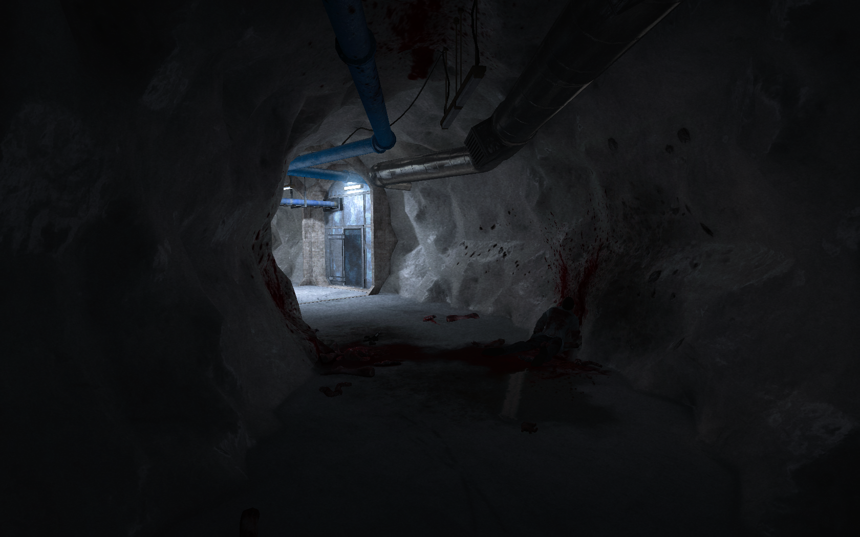 Outlast Подземный коридор