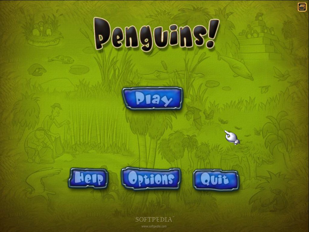 Penguins! Меню игры