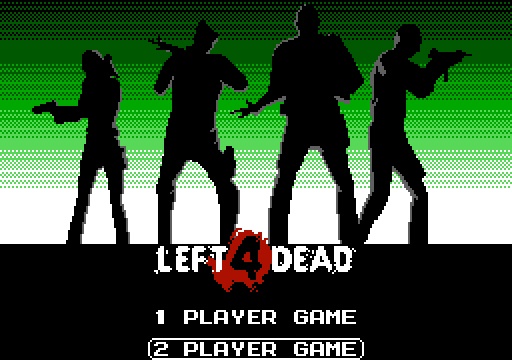 Pixel Force: Left 4 Dead Меню игры