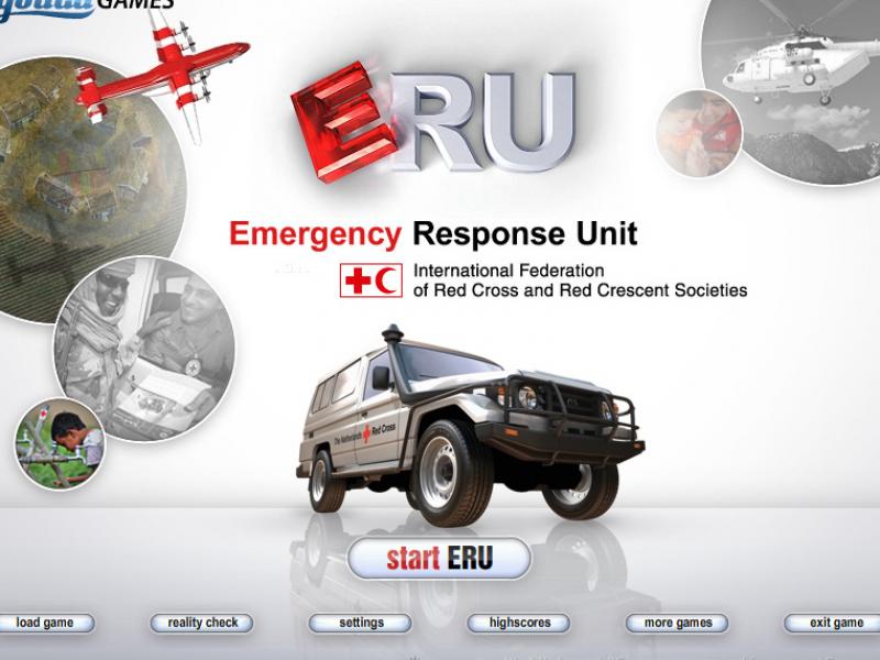 The Red Cross Game: Emergency Response Unit Меню игры