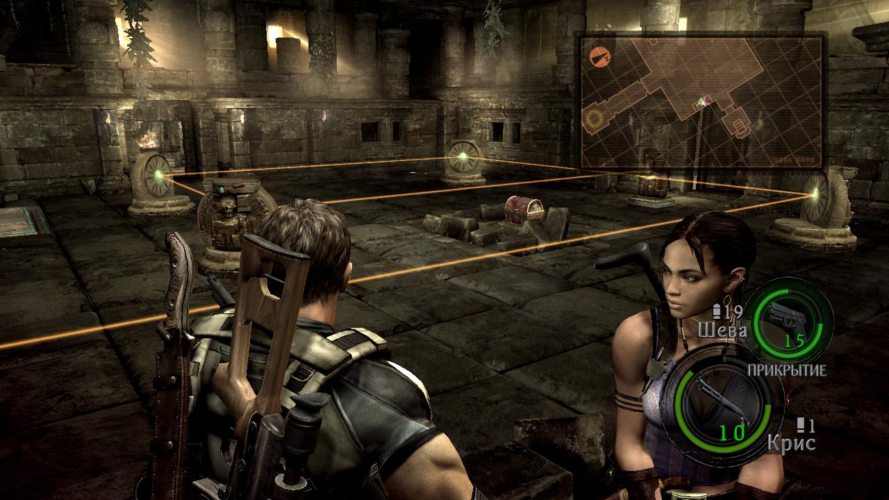 Resident Evil 5 Открываем комнаты