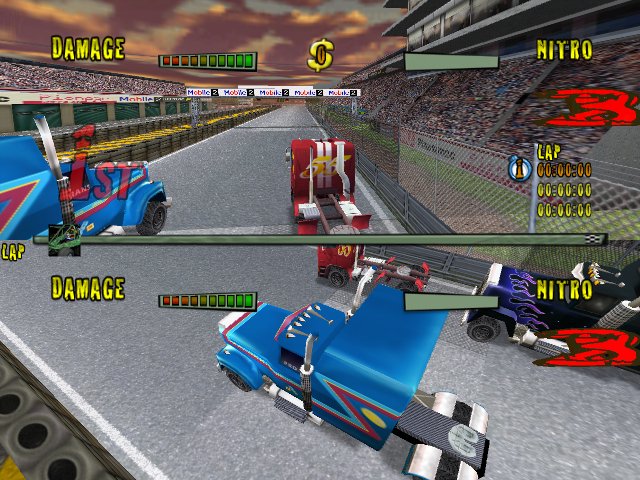 Rig Racer 2 Разделенный экран