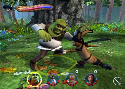 Shrek 2: The Game Драка с котом