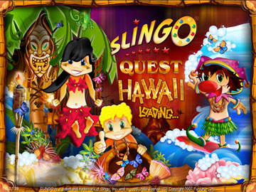 Slingo Quest Hawaii Идет загрузка