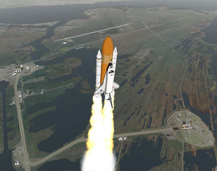 Space Shuttle Mission 2007 Взлет