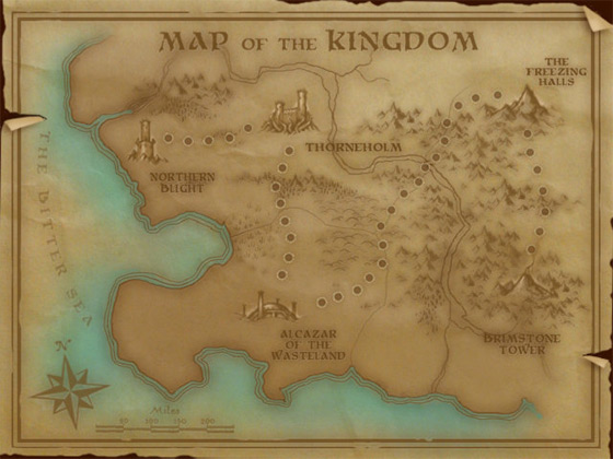 Spellagories Карта