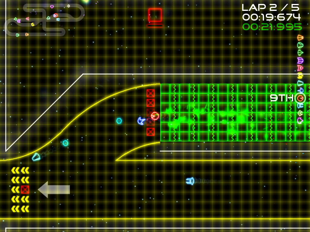 Super Laser Racer Игровой процесс