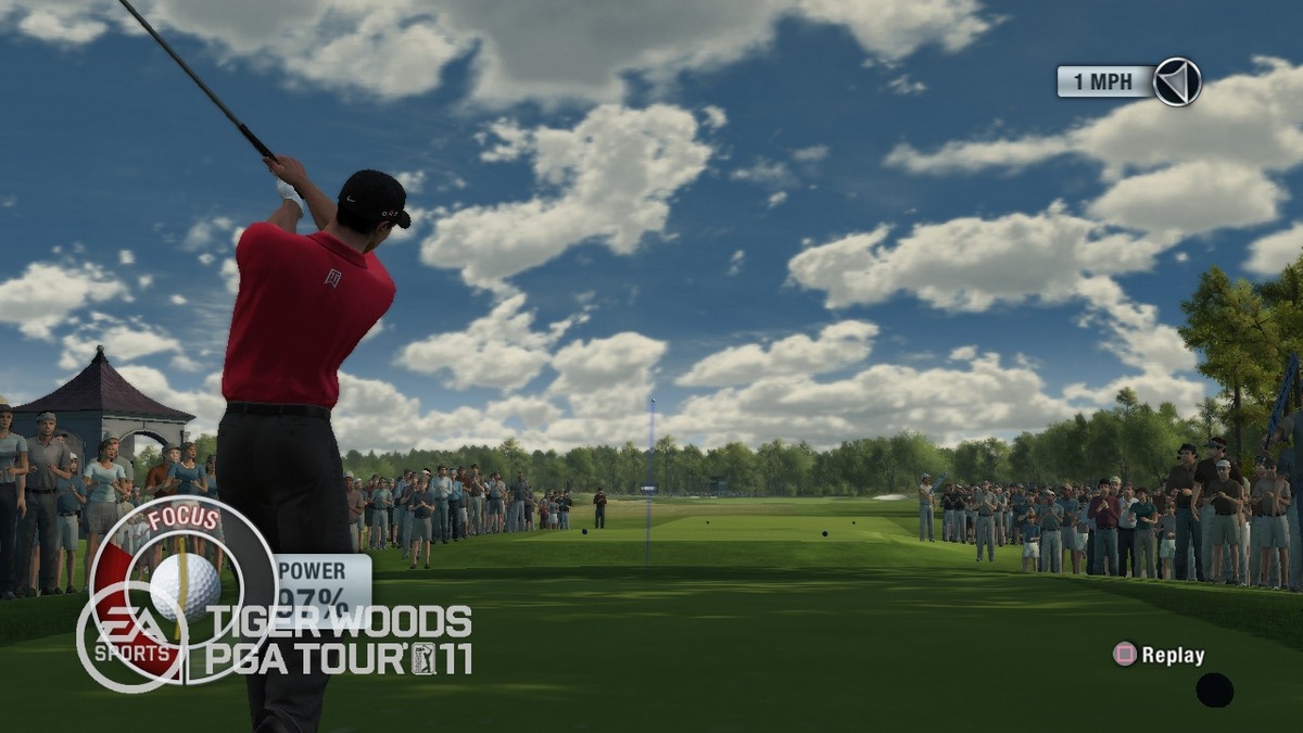 Tiger Woods PGA Tour 11 Играем в гольф