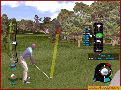 Tiger Woods PGA Tour 2000 Играем в гольф