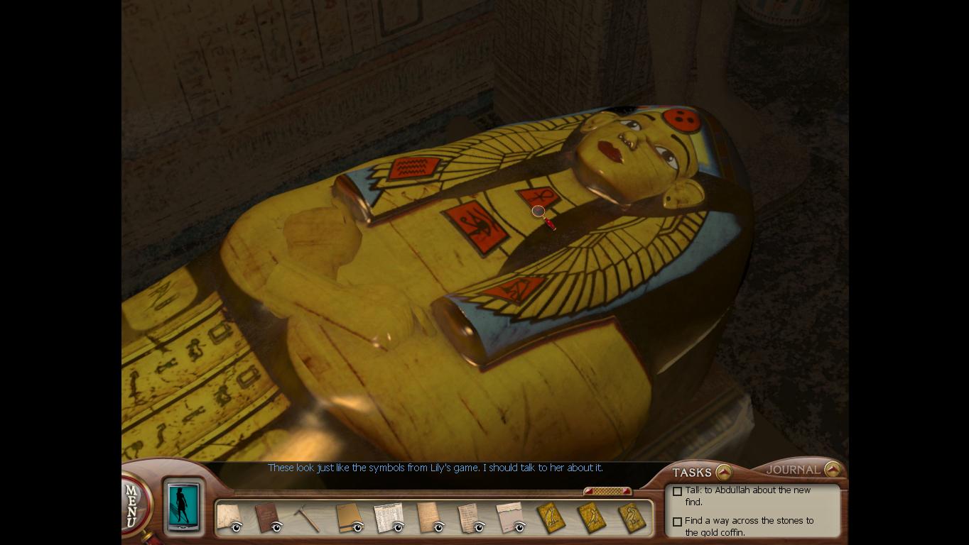 Нэнси Дрю: Усыпальница пропавшей королевы Символы на саркофаге