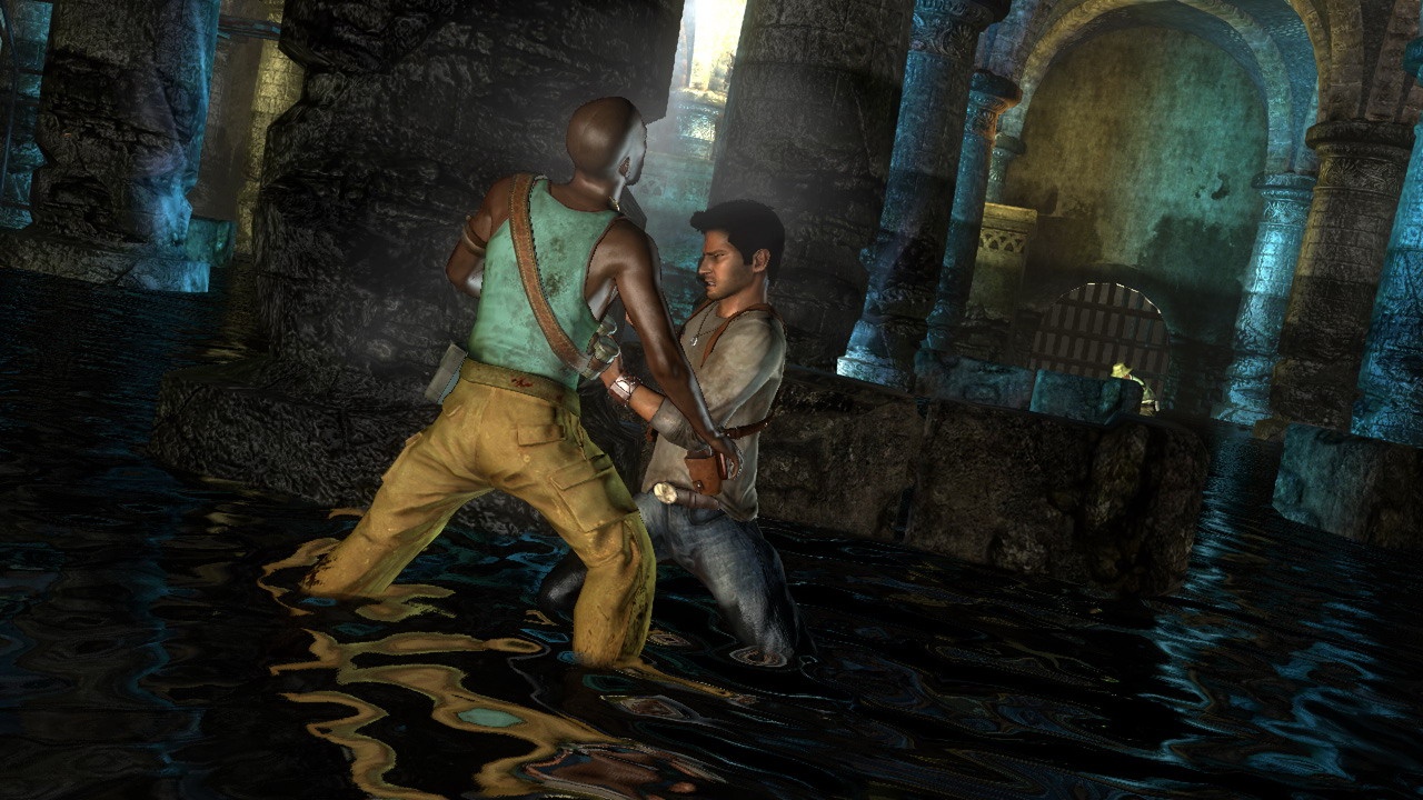 Uncharted: Drake's Fortune В воде