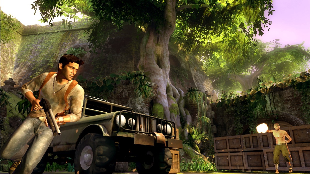 Uncharted: Drake's Fortune За машиной