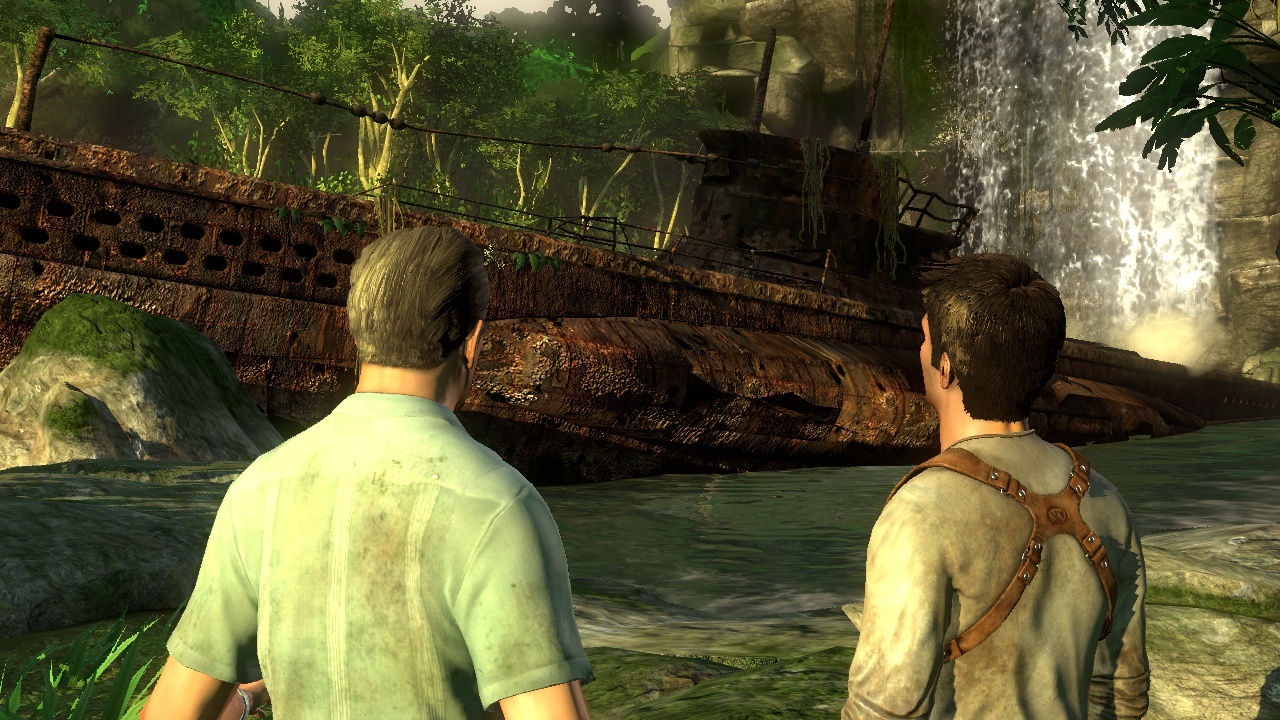Uncharted: Drake's Fortune Старая подводная лодка