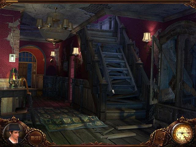 Vampire Saga: Pandora's Box Комната и лестница на второй этаж