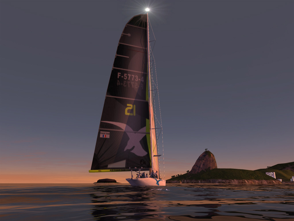 Virtual Skipper 4 Яхта на фоне заката