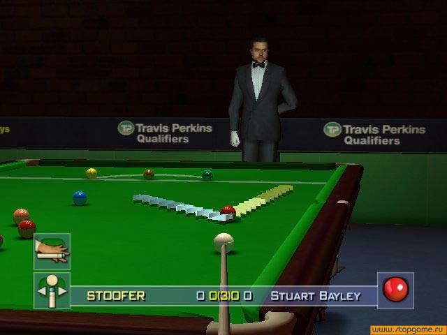 World Championship Snooker 2004 Просчитана траектория