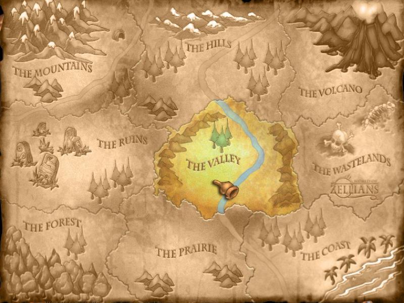 World of Zellians Карта