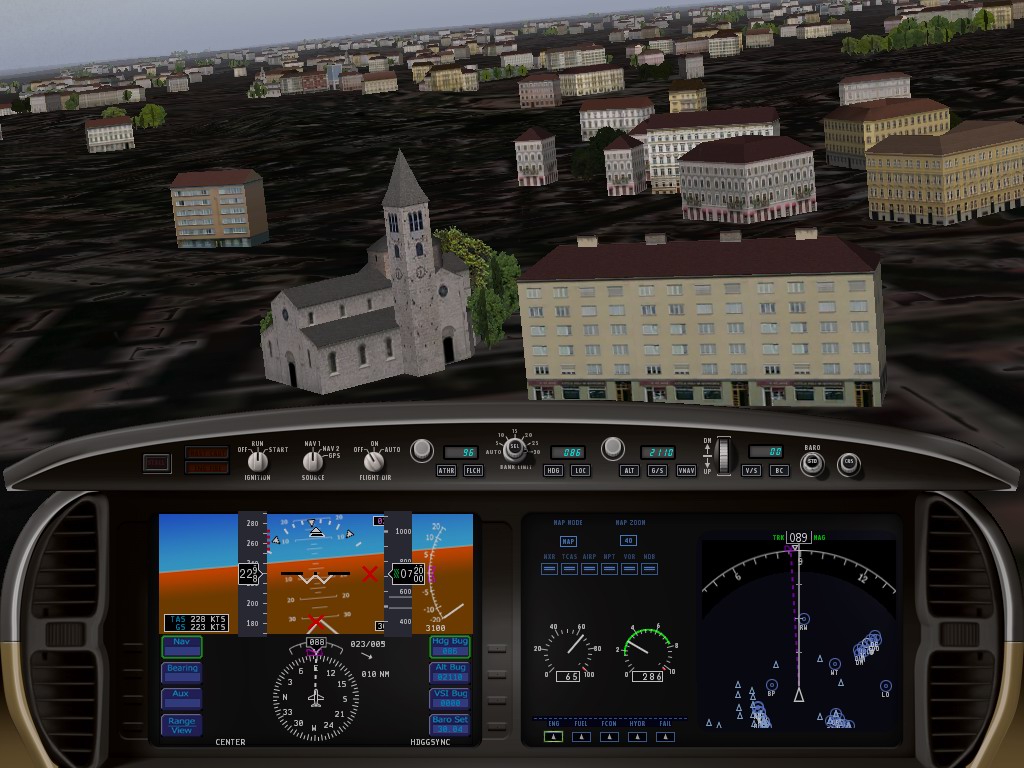 Игра X-Plane 9 - В кабине. Картинки, скриншоты