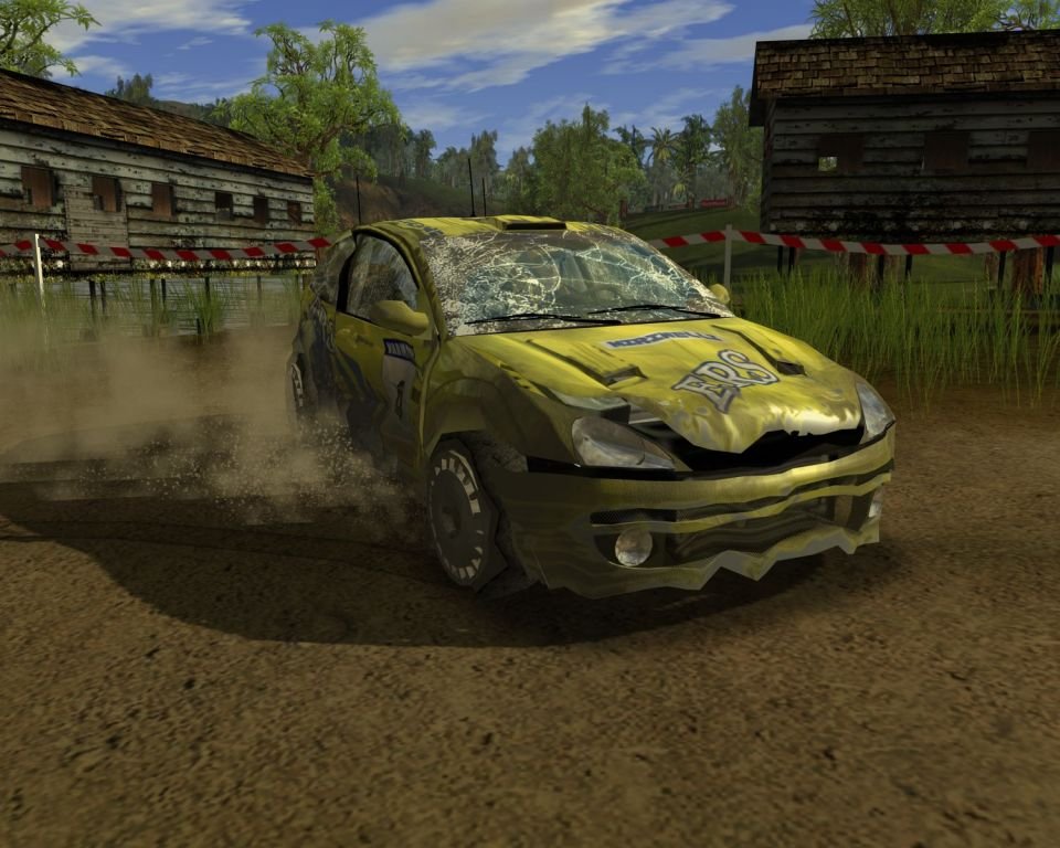 Xpand Rally Xtreme Разбитая машина