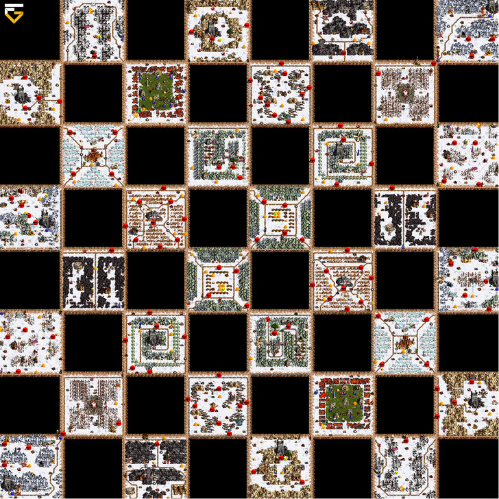 
Game in draughts.