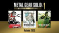 Сборник Metal Gear Solid: Master Collection Vol. 1 выйдет в октябре